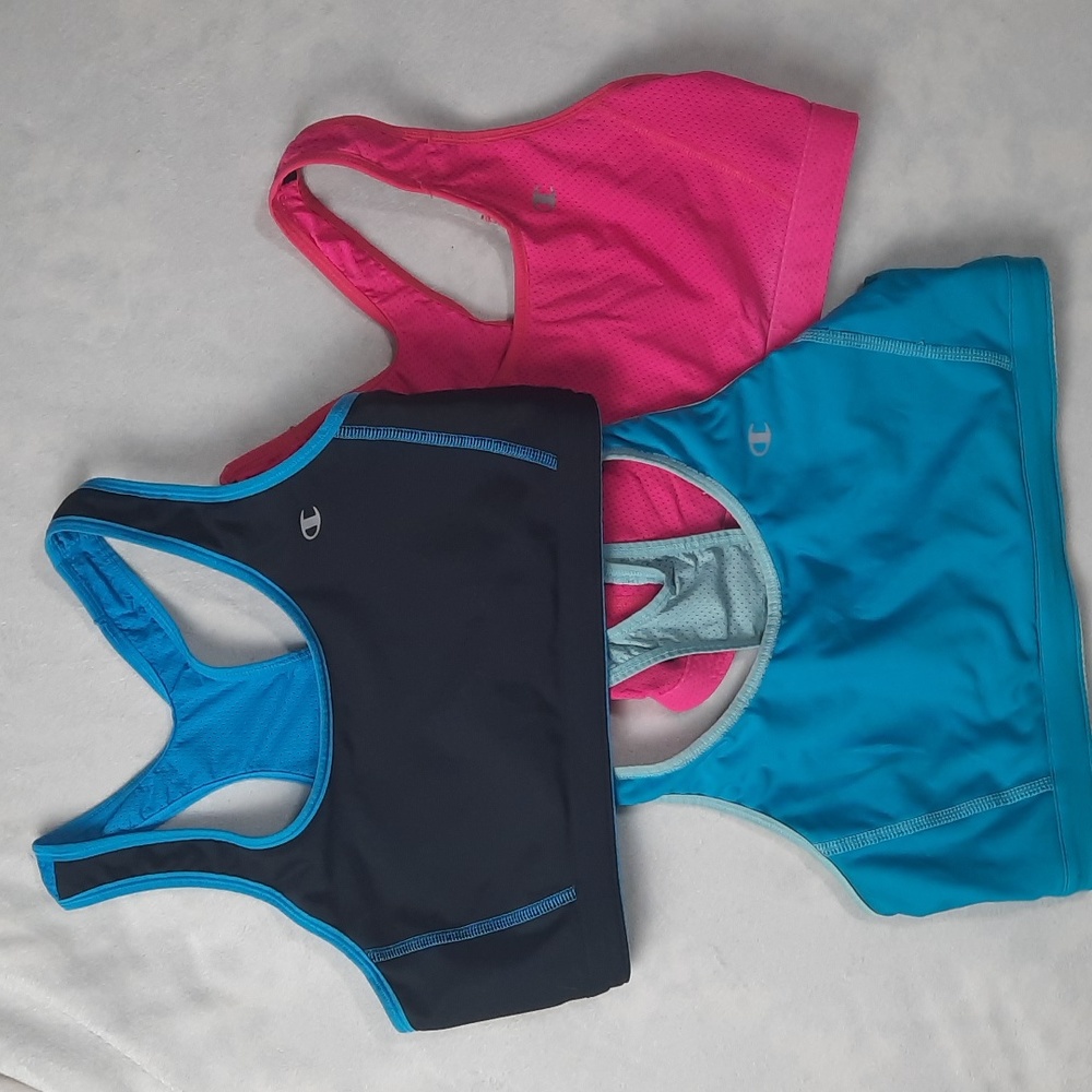 Bundle of 3 Champion Reversible Sports Bras